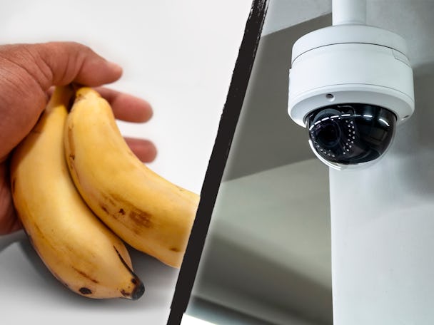 De anställda kameraövervakades bland annat när de tog hem bananer (genrebilder).
