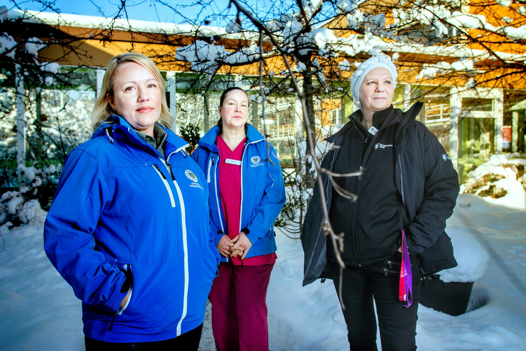 Jessica Malmersjö, Janina Himberg och Kristina Närhi.