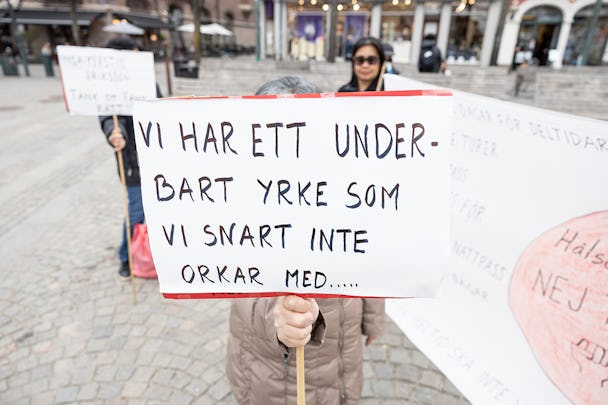 Demonstrationen i Lund.