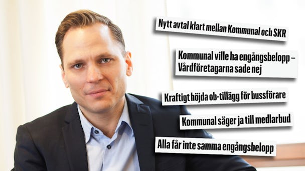 Johan Ingelskog, Kommunal. (Rubrikerna är hämtade från ka.se)