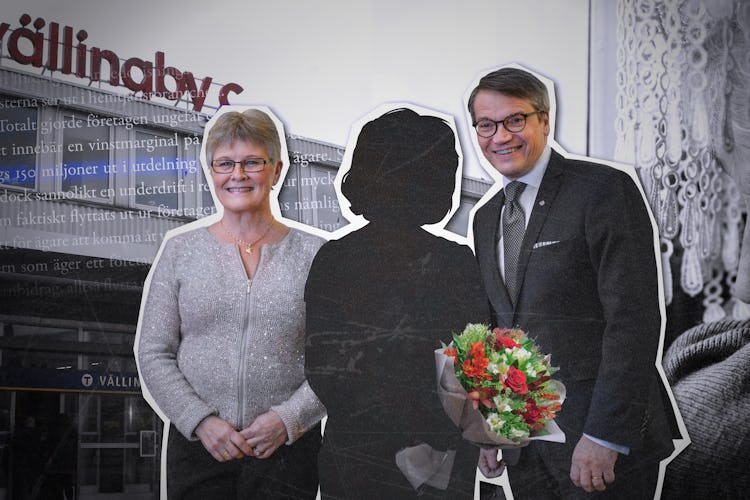 Maud Olofsson (C) och Göran Hägglund (KD) har båda poserat på bild med hemtjänstföretagaren Leyla Anabestani, som senare avslöjades som fuskare.