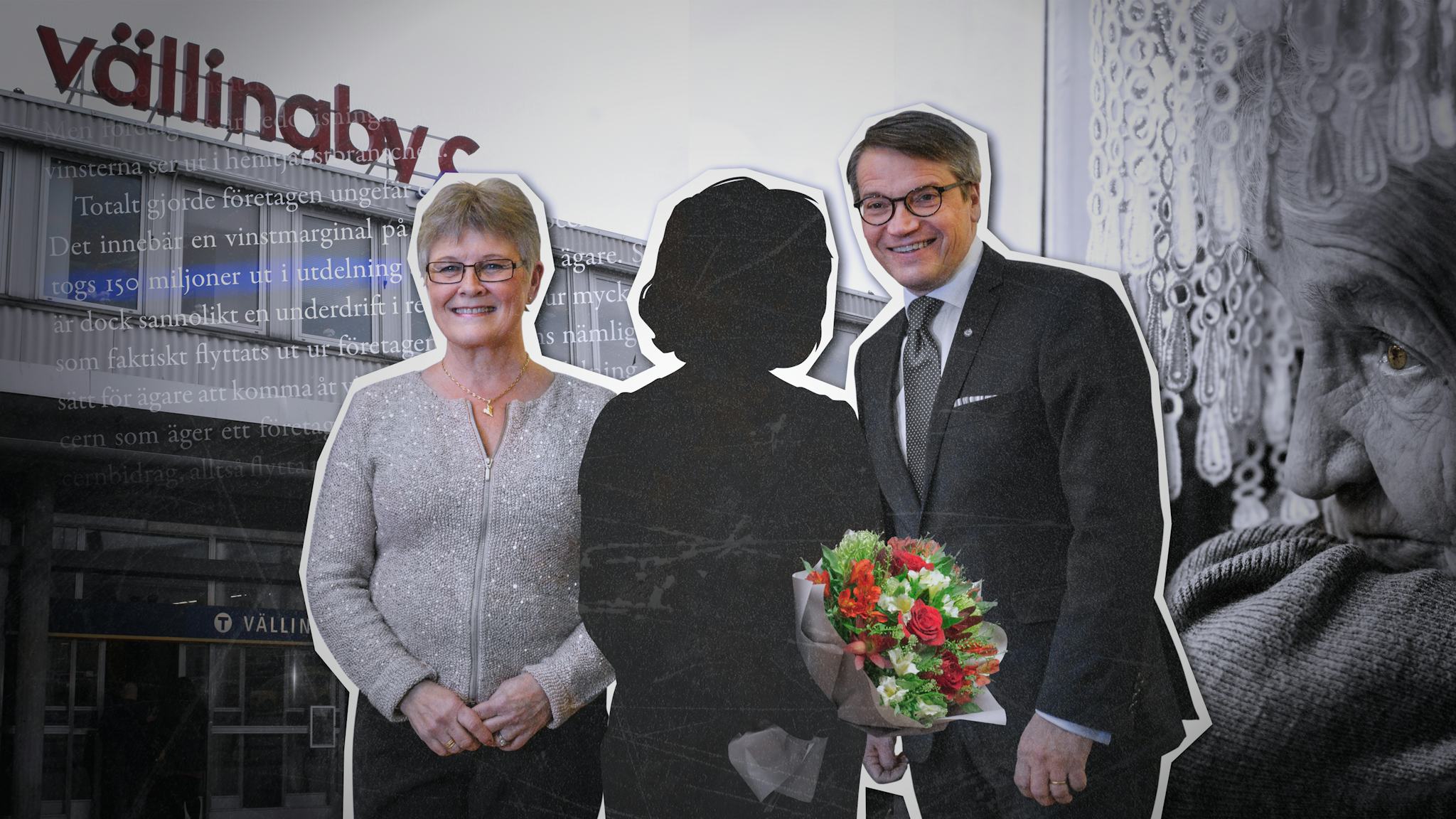 Maud Olofsson (C) och Göran Hägglund (KD) har båda poserat på bild med hemtjänstföretagaren Leyla Anabestani, som senare avslöjades som fuskare.
