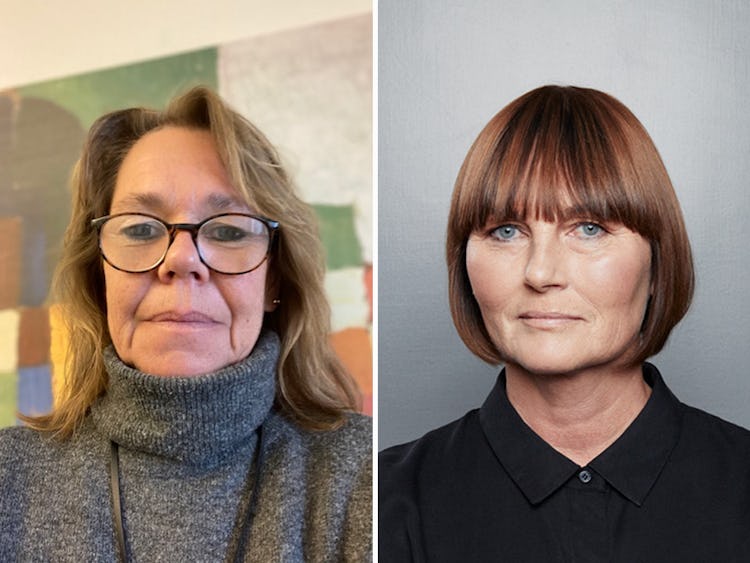 Susanne Johansson, Kommunal, och Eva Ullberg, Socialdemokraterna.
