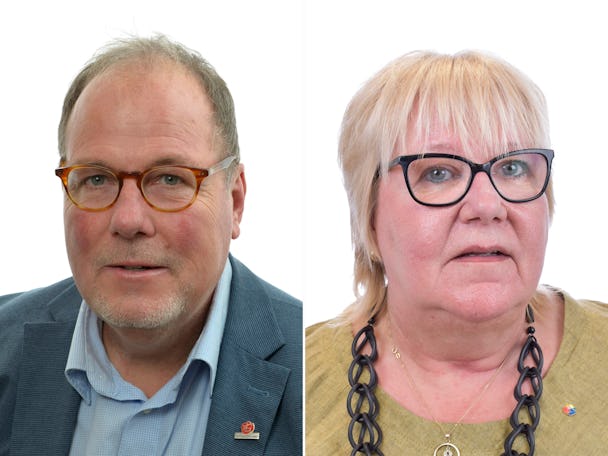 Johan Andersson (S) och Marianne Fundahn (S).