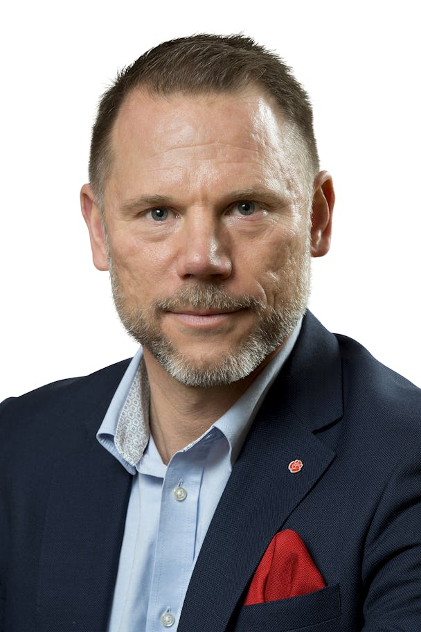 Andreas Svahn (S), regionstyrelsens ordförande.