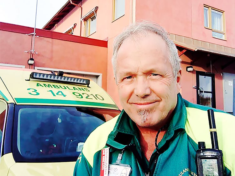 Dan Ånnegård, ambulanssjukvårdare.