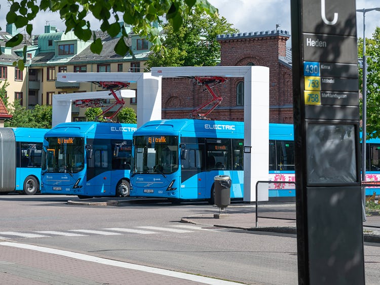 Bussar i Göteborg (genrebild).