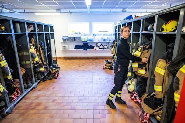 Åsa Byström, brandman.