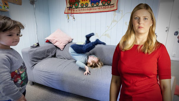 Genrebild på barn i förskolan. Kajsa Dovstad på Timbro tycker att barn ska kunna vara sjuka.