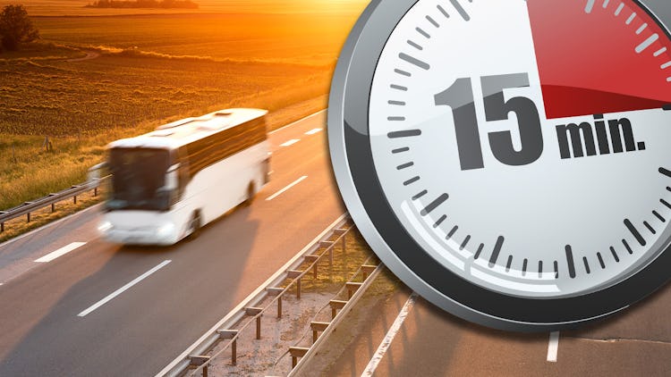 Nya EU-regler påverkar bussförares pauser och veckovila.