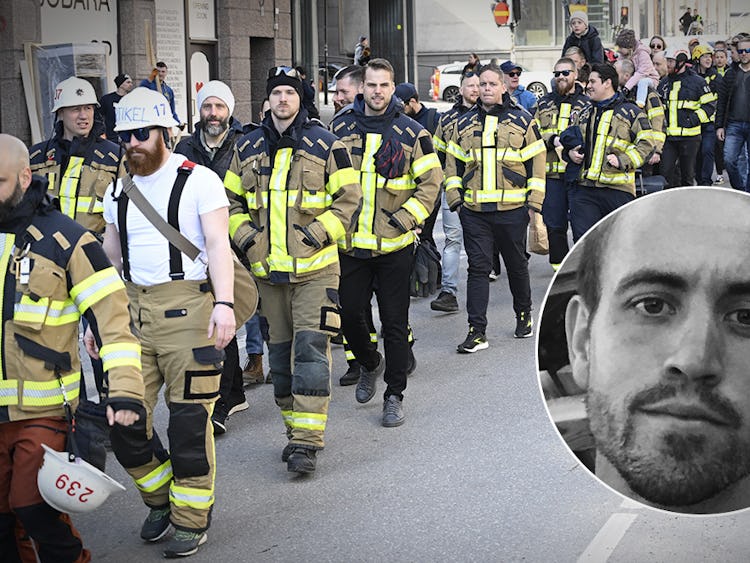 Brandmannen Niklas Borgström vill fortsätta kunna jobba dygnspass.