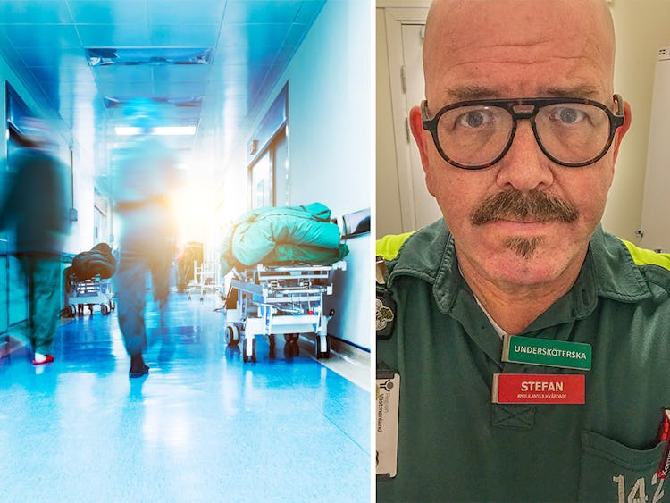 Stefan Björkström, ambulanssjukvårdare.