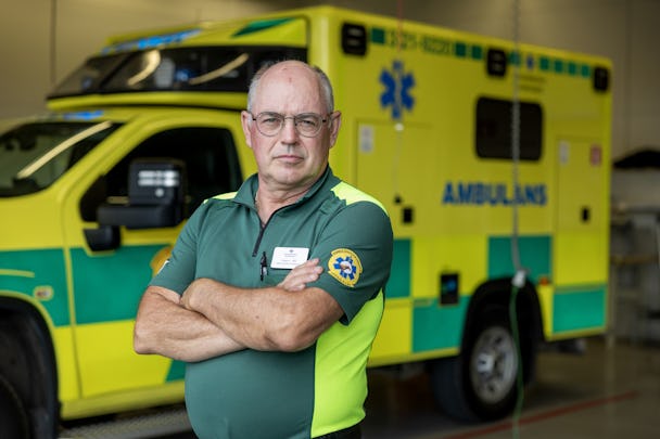 Joakim Pettersson, ambulanssjukvårdaren i Enköping.