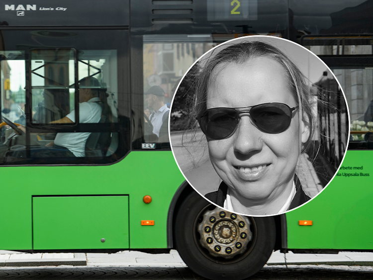 Grön buss