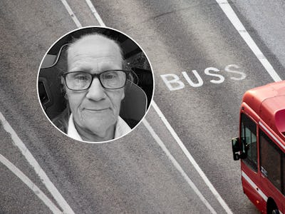 Bussföraren Bea Nallesdotter och en buss i Stockholm.