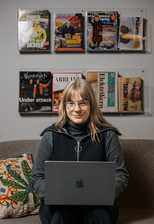 Rebecka Axelsson är digital redaktör i LO Mediehus