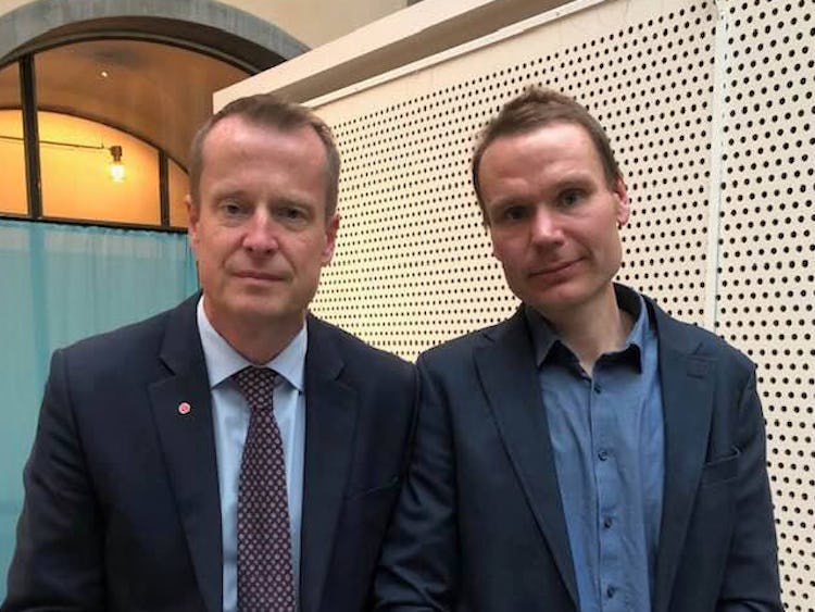 Petter Johansson och Anders Ygeman