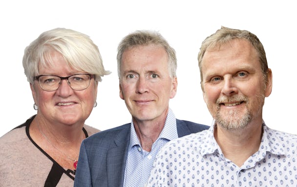 Carina Ohlsson, Mikael Johansson och Urban Pettersson.