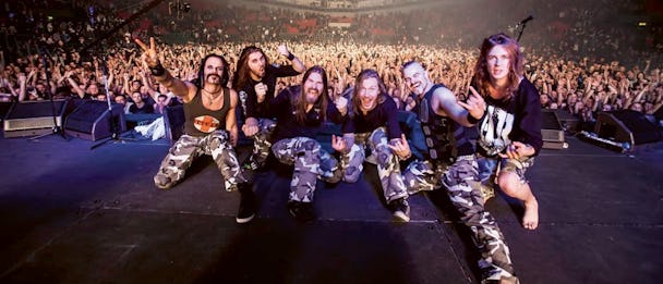Sabaton är nu ute på en två år lång världsturné som avslutas tillsammans med Iron Maiden i USA i höst. Skivan Carolux Rex är en milstolpe i bandets karriär. FOTO: PRESSBILD