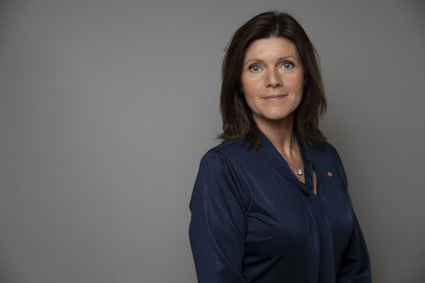 Porträttfoto av arbetsmarknadsminister Eva Nordmark