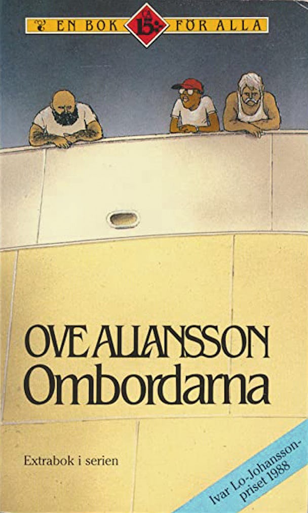 Omslaget till Ove Allanssons bok Ombordarna